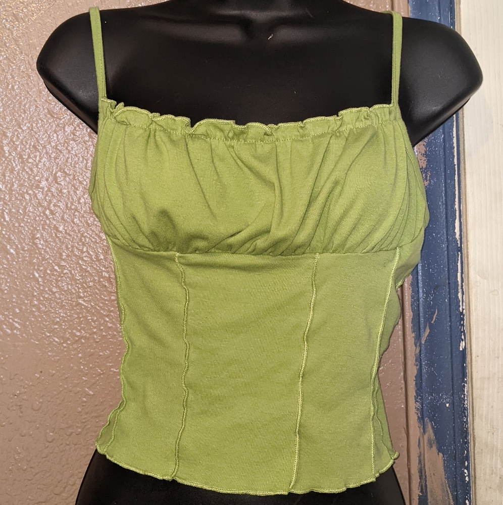 Green Shein tank top